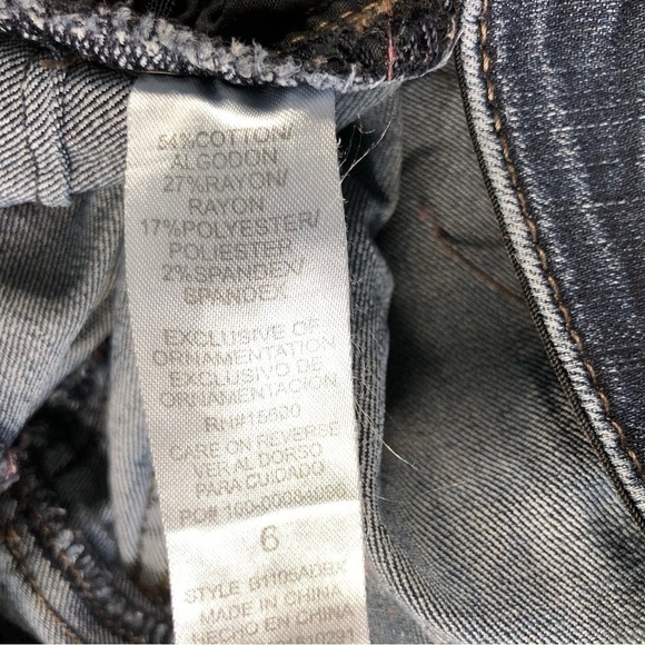 Democracy Ab Solution Medium Wash Mid Rise Skinny Jeans Shaping Contour Sz6 - Picture 5 of 14